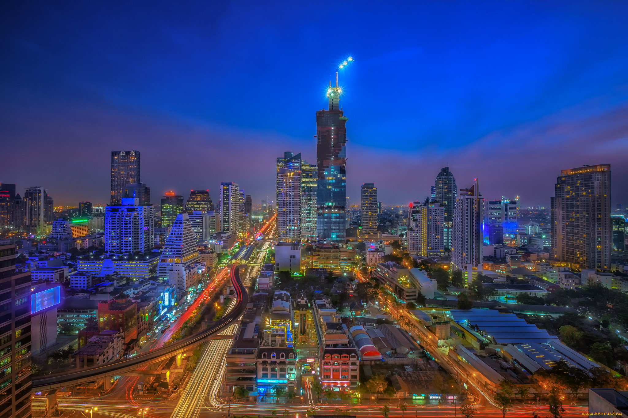 bangkok city night, ,  , , , , , 